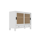 Arden Cane Panelled Engineered Wood Drawer Chest — view 3