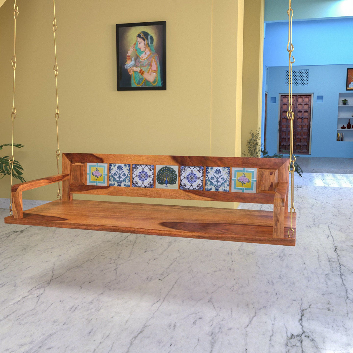 Renata Tiled Hanging Swing — view 1