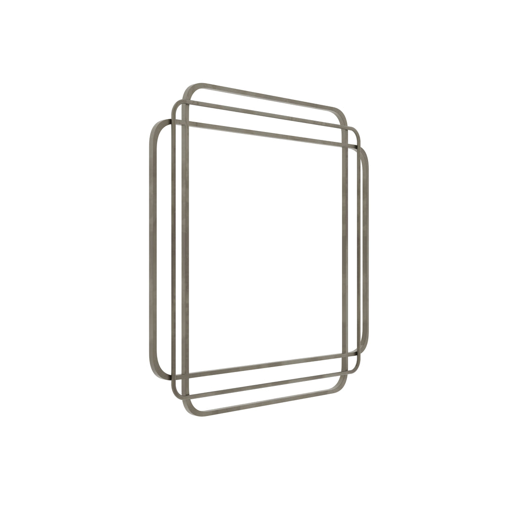 Briar Square Corner Metal Wall Mirror — view 3