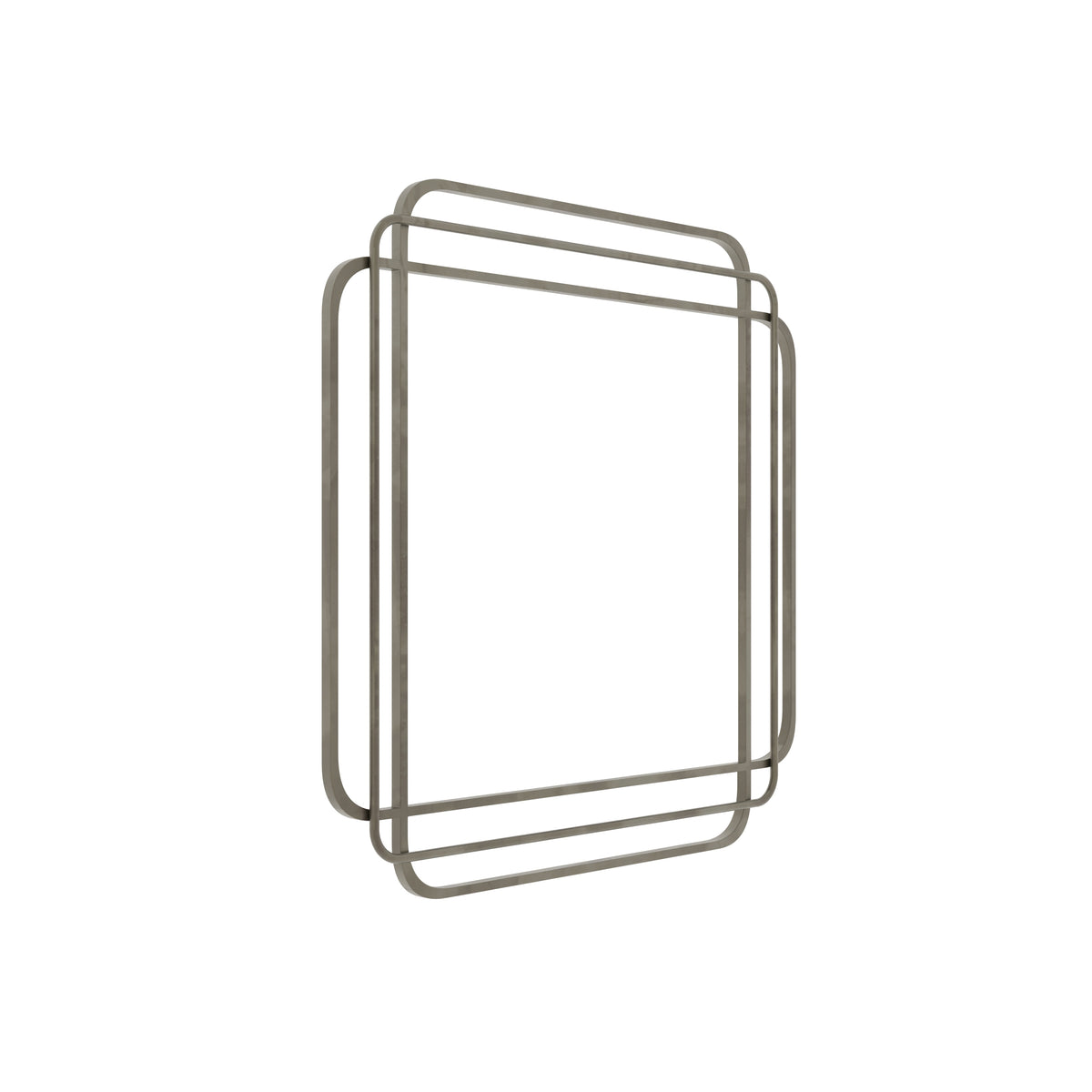 Briar Square Corner Metal Wall Mirror — view 3