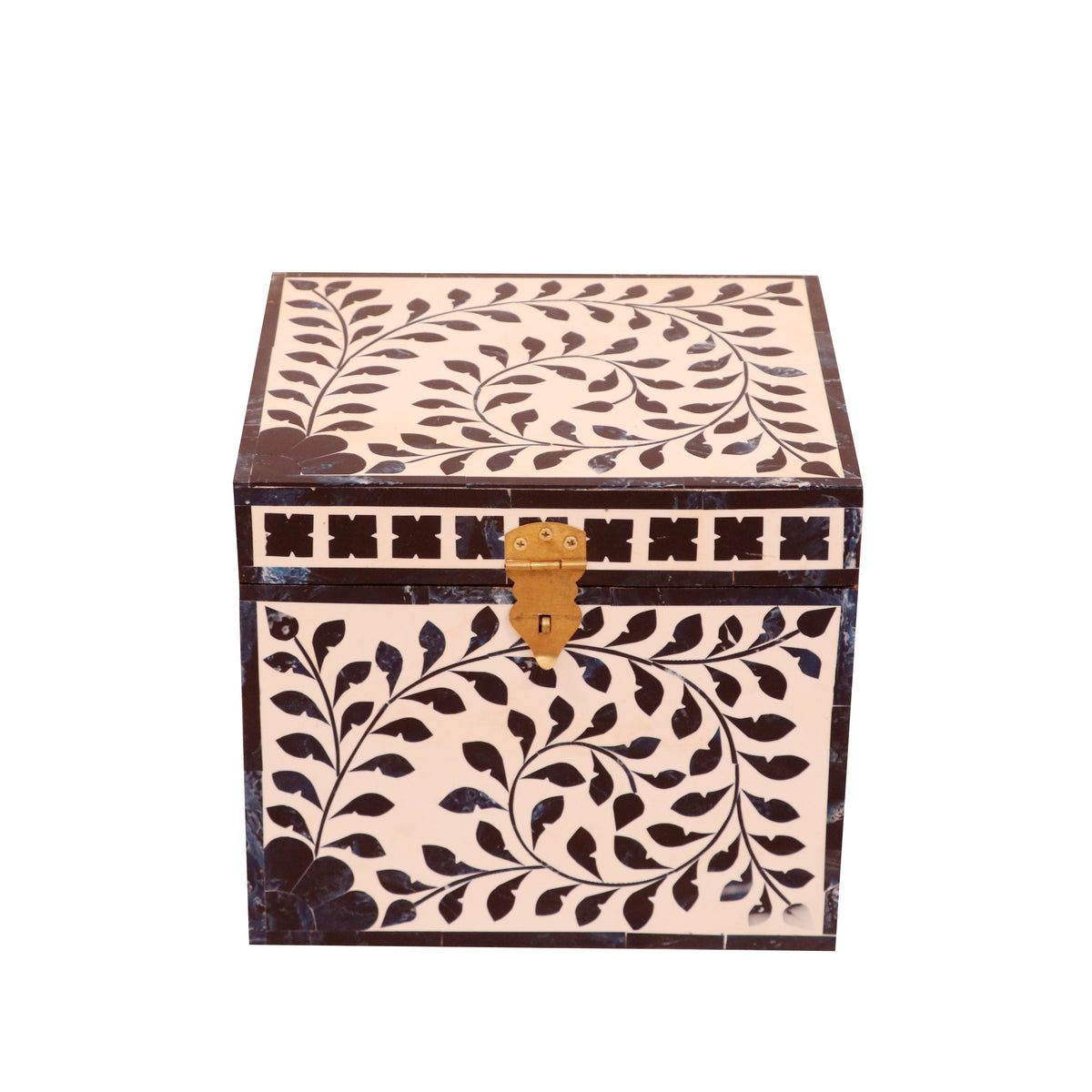 Aveline Inlay Blue Jewellery Box — view 2
