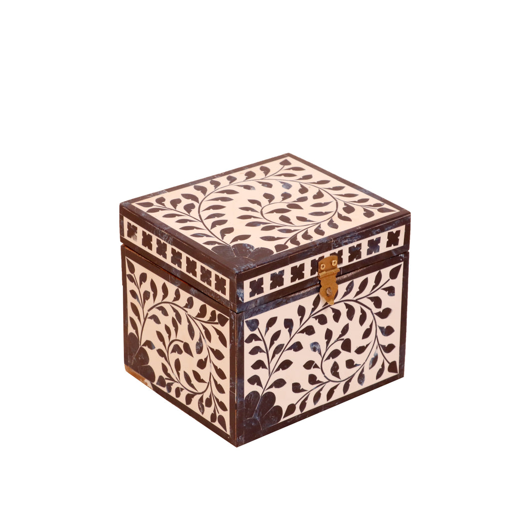 Aveline Inlay Blue Jewellery Box — view 6