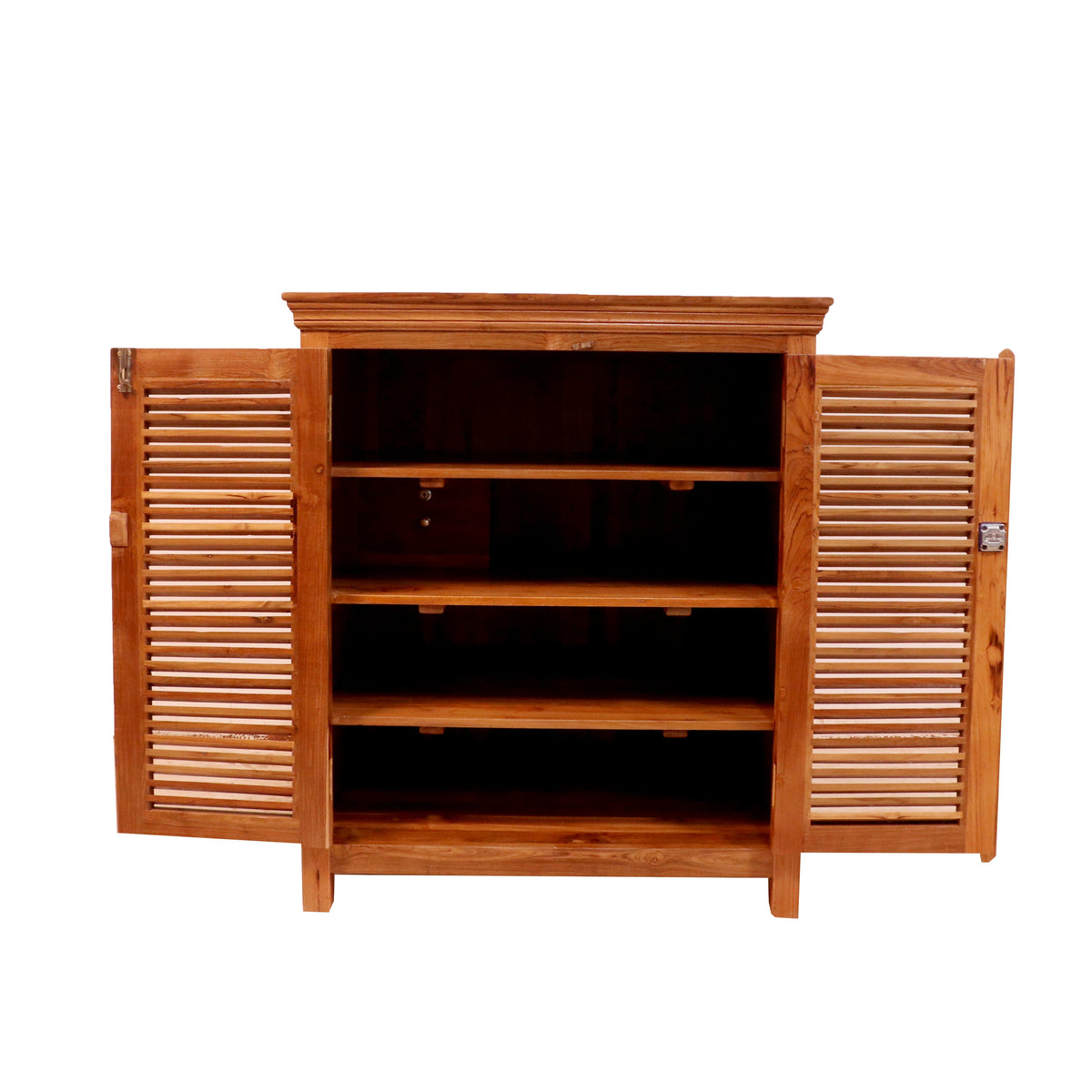 Kaia Slatted Storage Cabinet — view 3