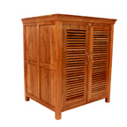 Kaia Slatted Storage Cabinet — view 2
