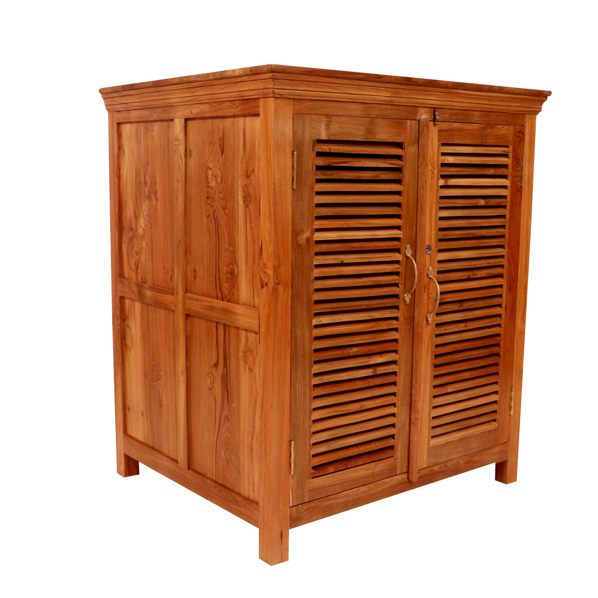 Kaia Slatted Storage Cabinet — view 2