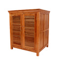 Kaia Slatted Storage Cabinet — view 1