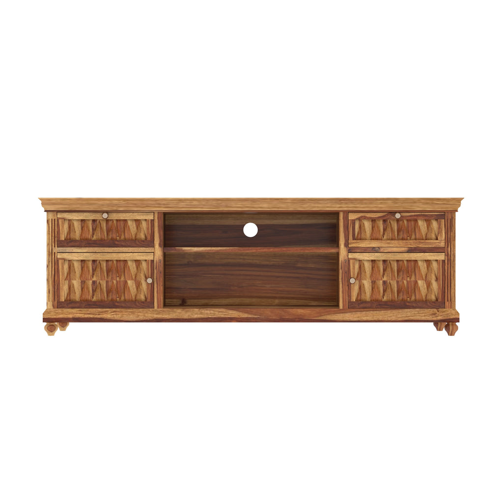 Margot Solid Wood TV Unit — view 2