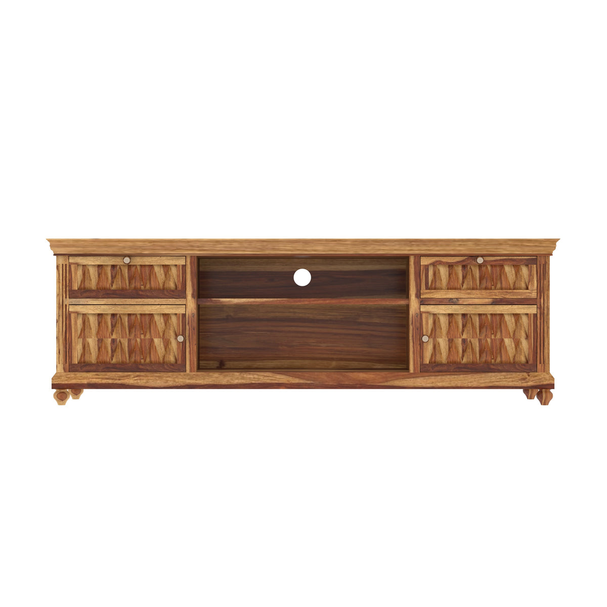 Margot Solid Wood TV Unit — view 2