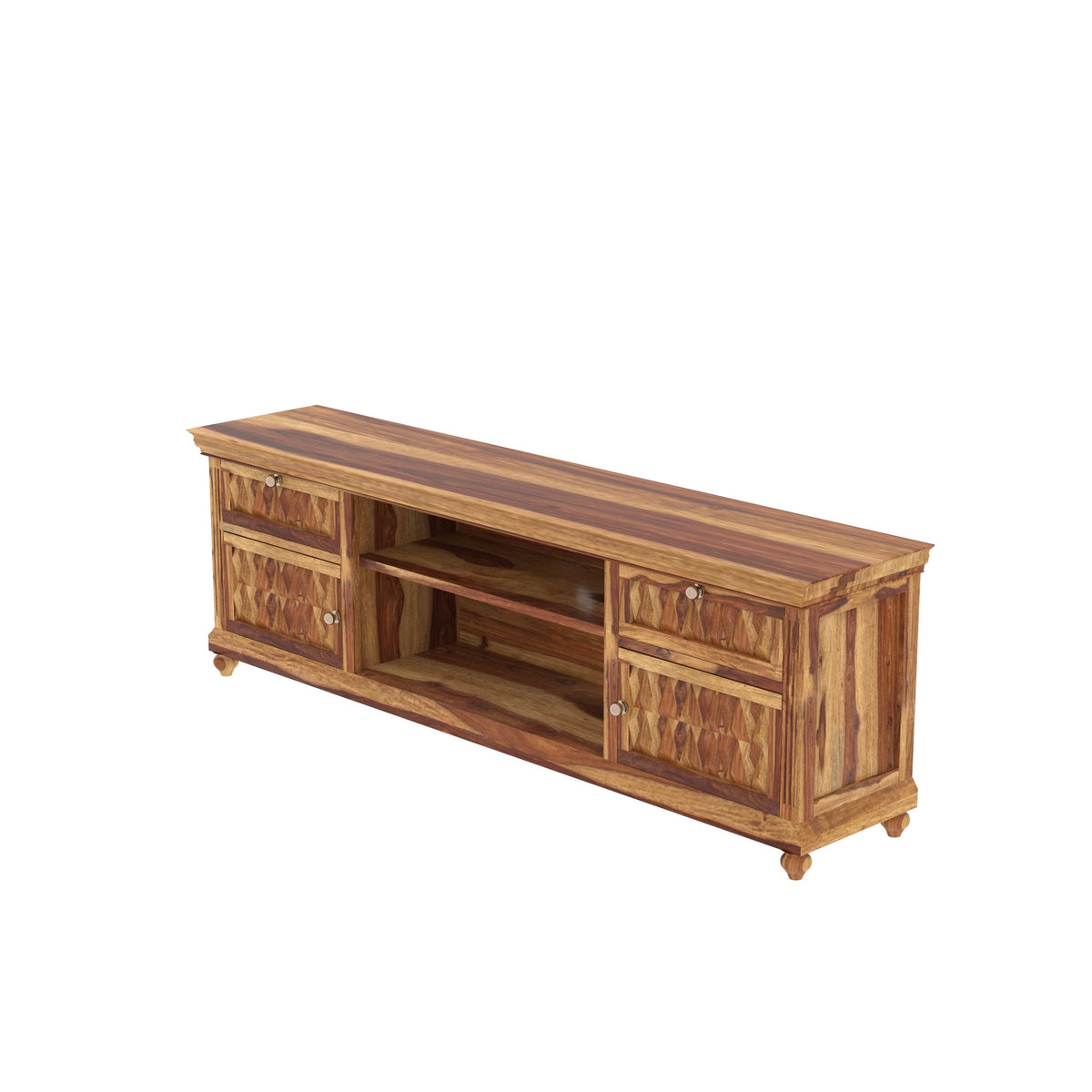 Margot Solid Wood TV Unit — view 4
