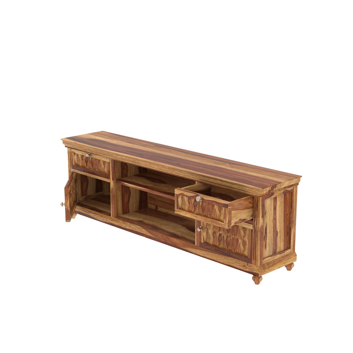 Margot Solid Wood TV Unit — view 5