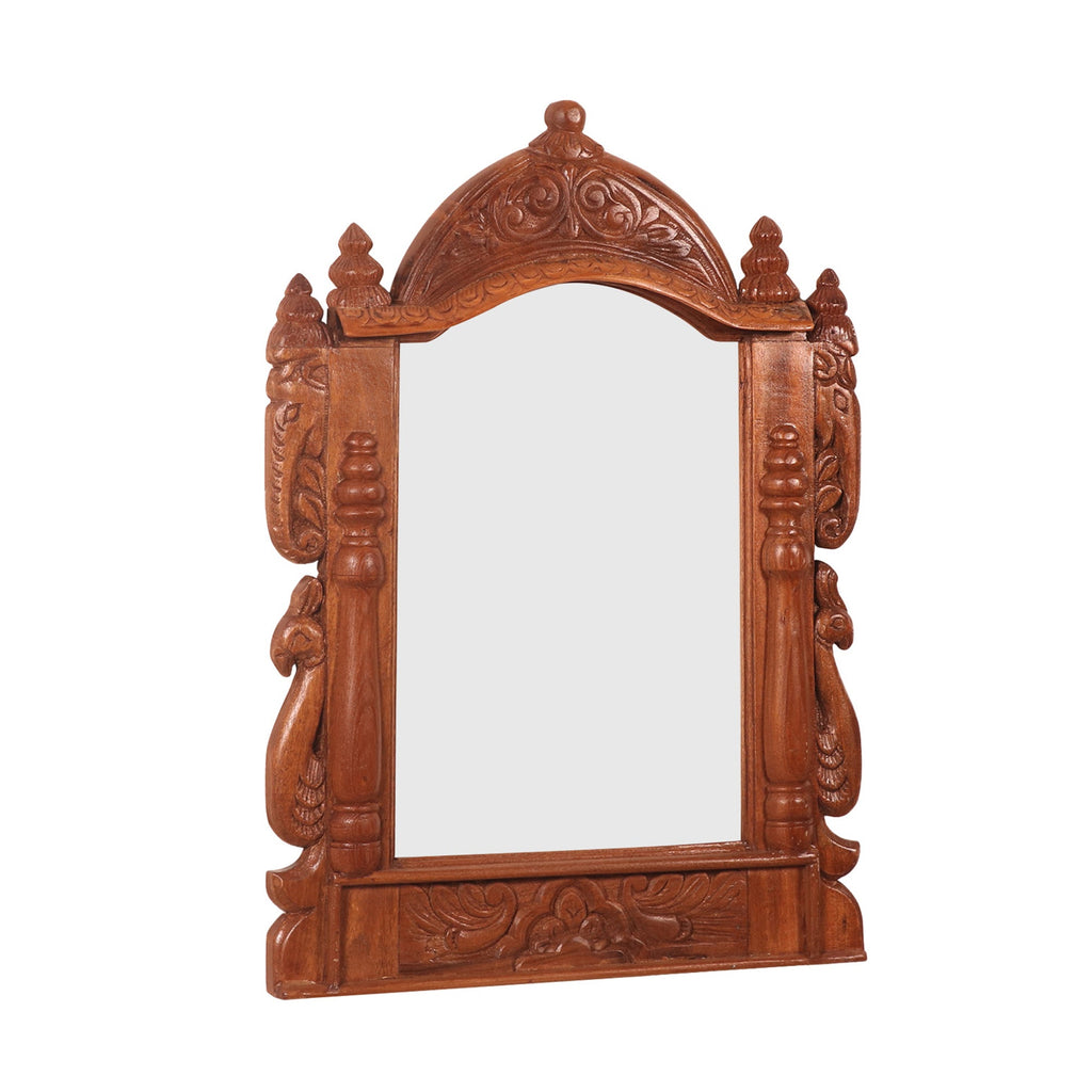 Wren Carved Wall Mirror — view 2