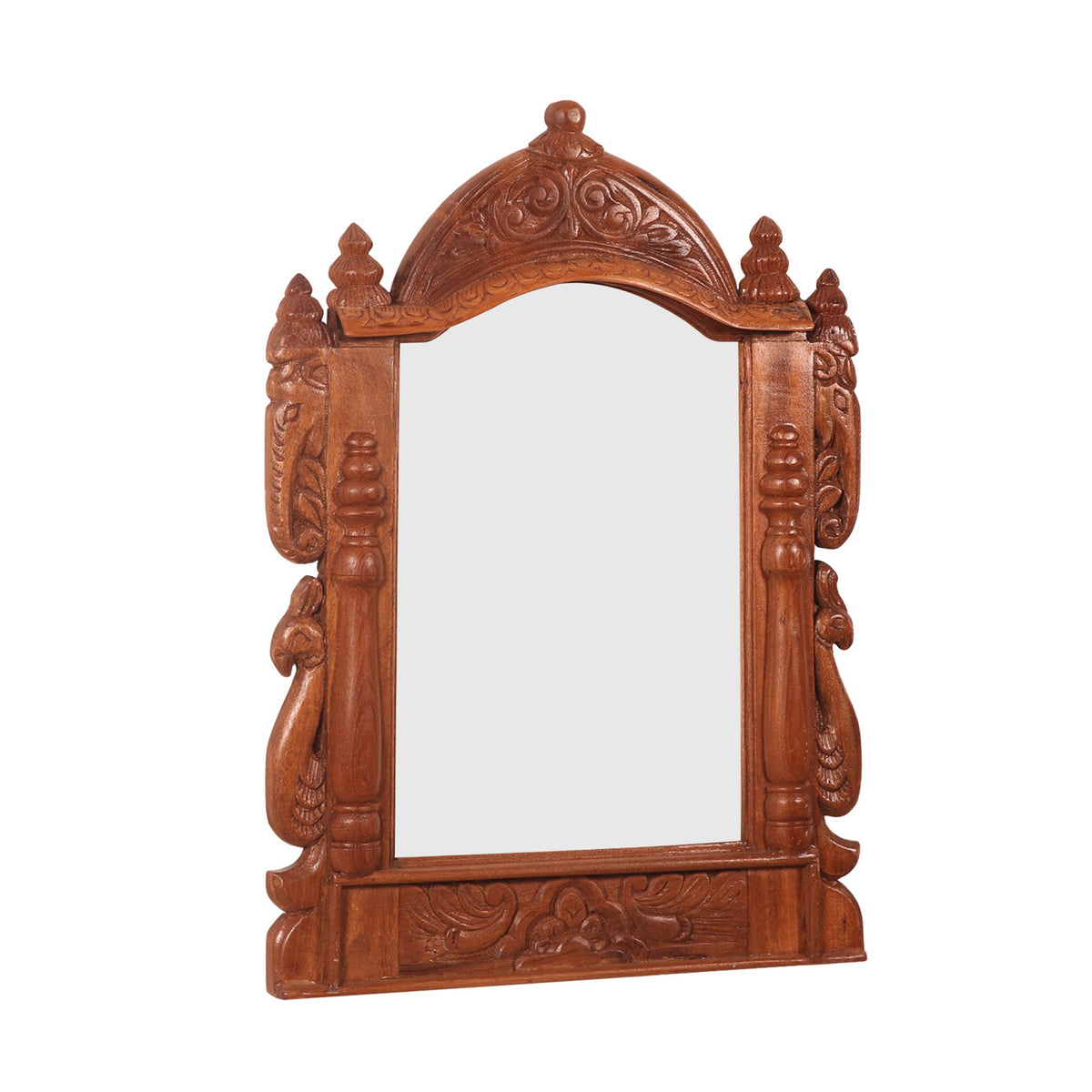 Wren Carved Wall Mirror — view 2