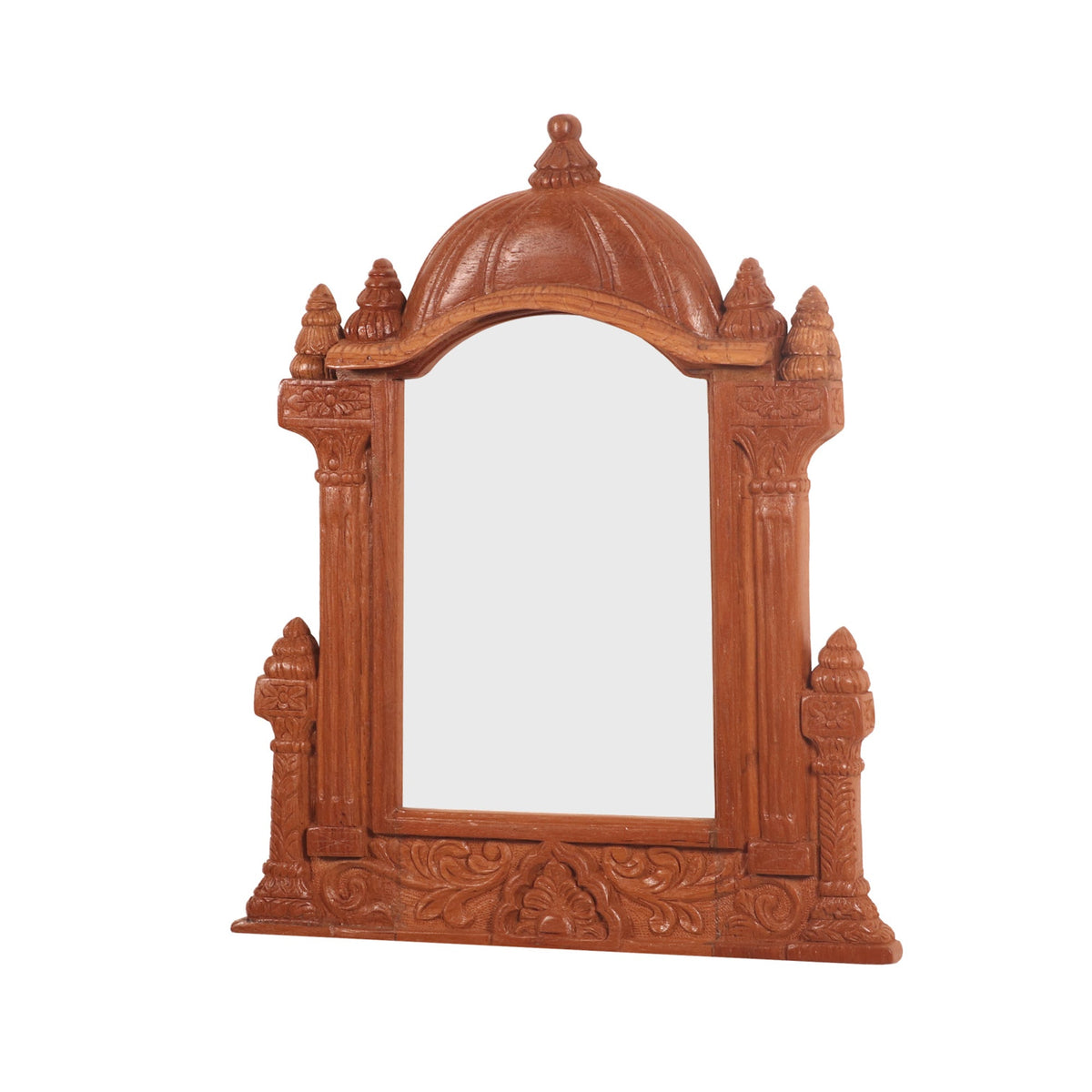 Eva Solid Wood Wall Mirror — view 1
