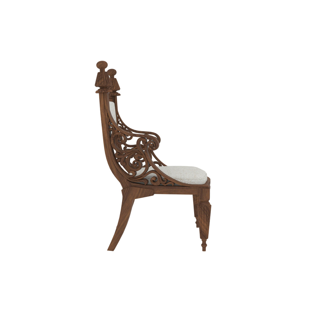 Odessa Carved Solid Wood Oval Dining Set – product image 4
