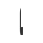 Elise Oval Black Metal Wall Mirror — view 4