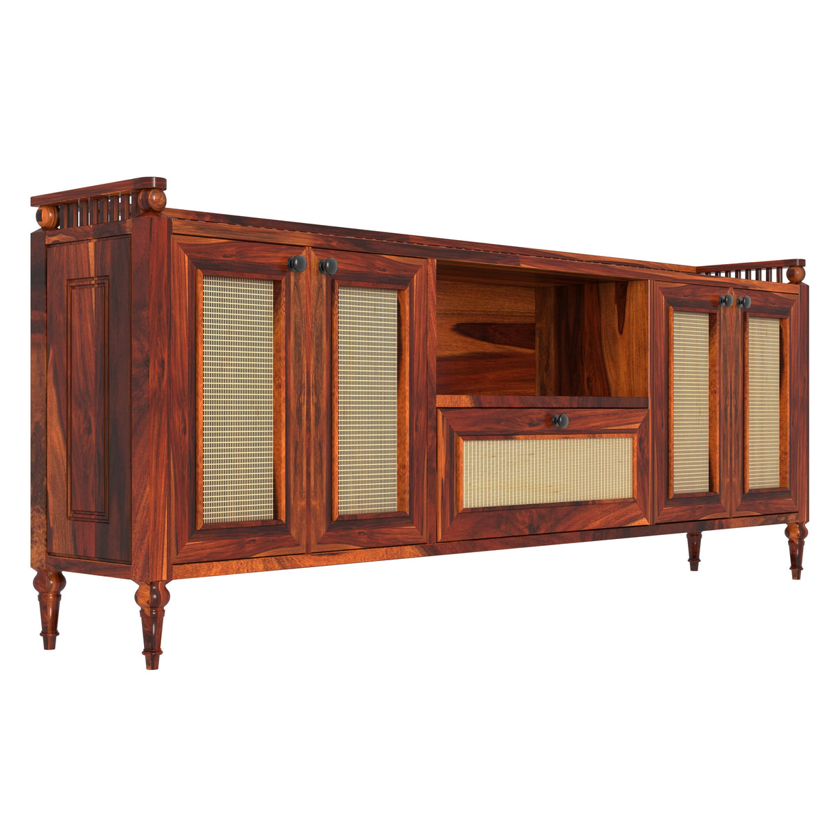 Odessa Solid Wood TV Unit — view 4