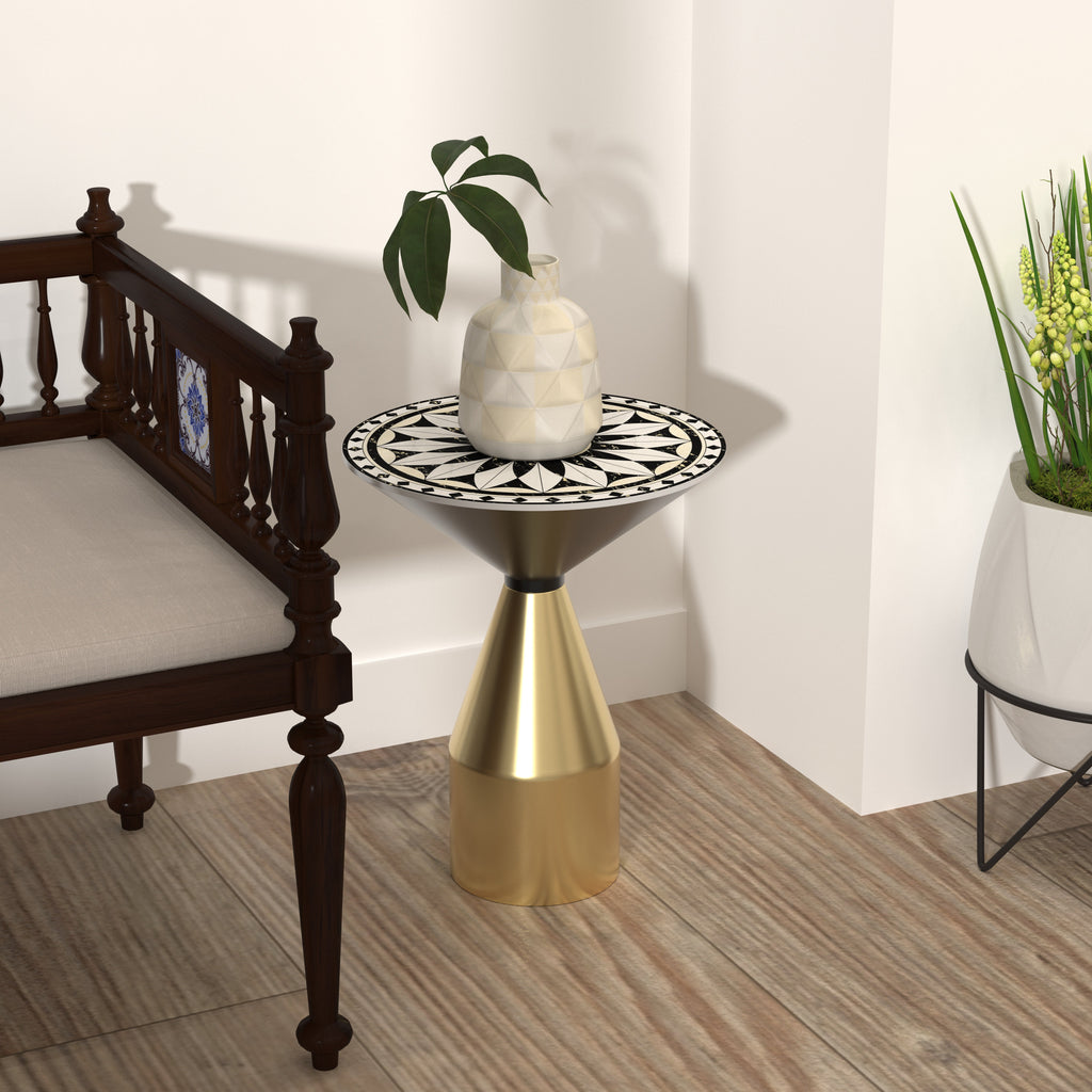 Freya Metal Side Table — view 1