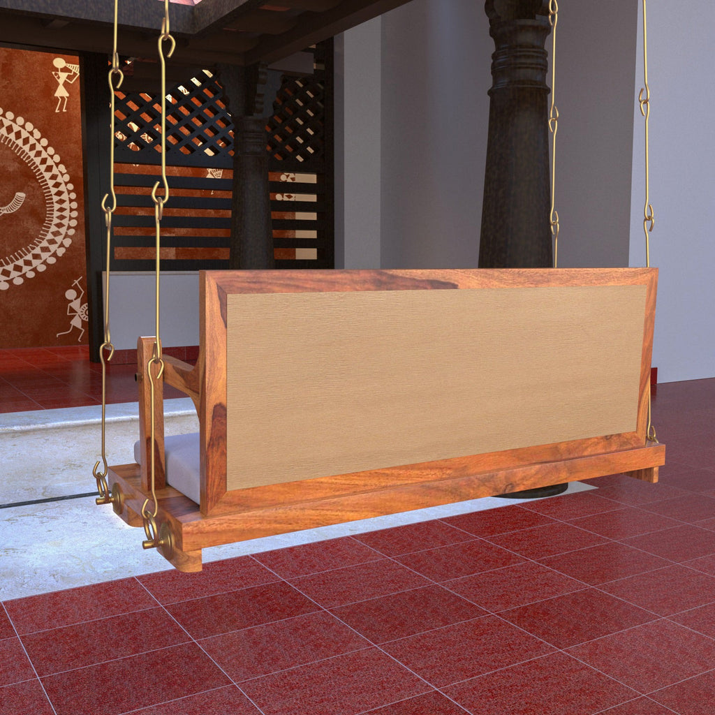 Nell Upholstered Vintage Hanging Swing — view 3