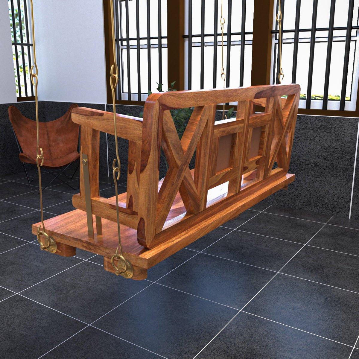 Rhea Tiled Hanging Swing — view 3