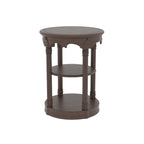 Ivy Carved Round Side Table — view 5