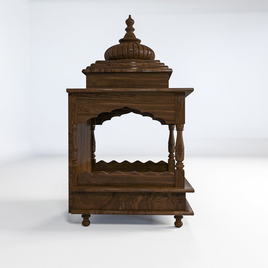 Heritage indian Devotional Dome Teak wood Home temple Temple