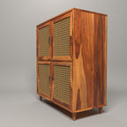 Laurel Cane Vintage Storage Cabinet — view 3