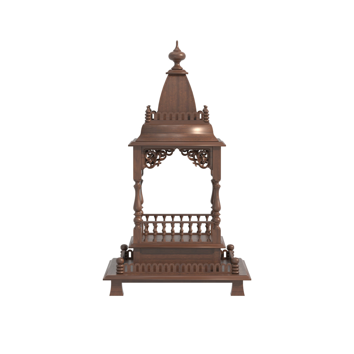 Elara Solid Wood Home Temple — view 4