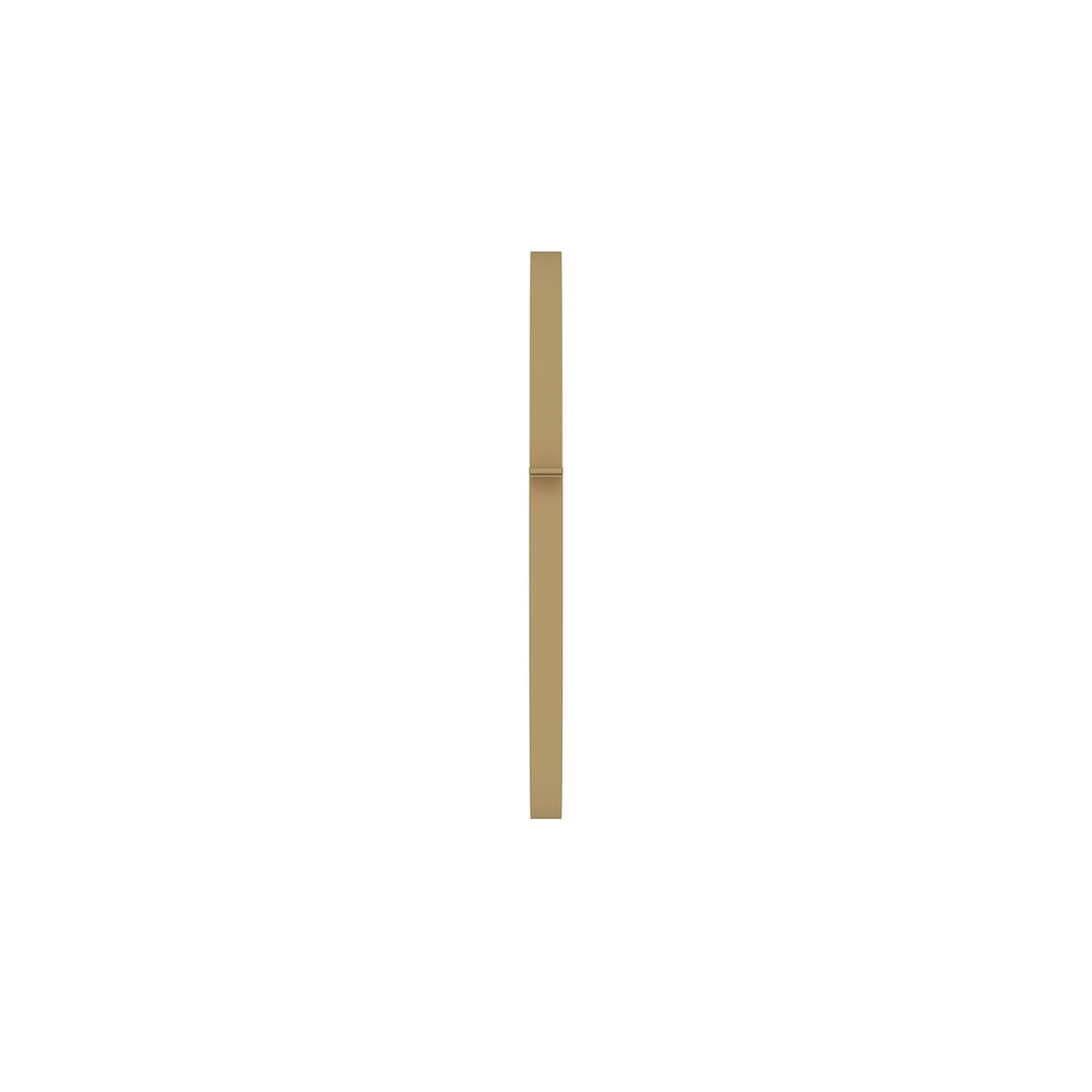 Calla Oval Gold Metal Wall Mirror — view 4