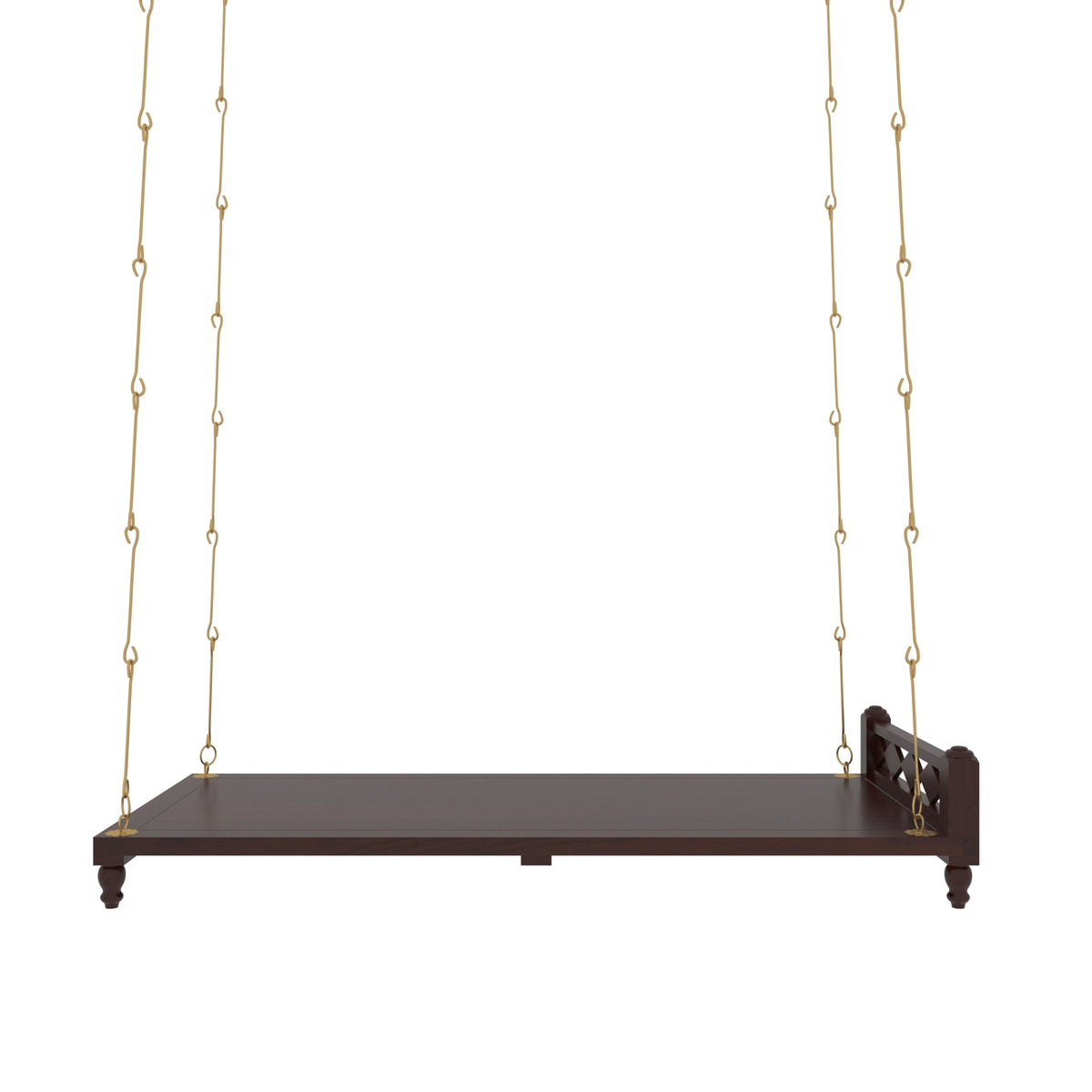 Lyra Solid Wood Hanging Swing — view 3