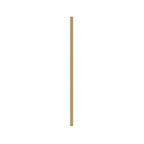 Aveline Rectangular Gold Metal Wall Mirror — view 4