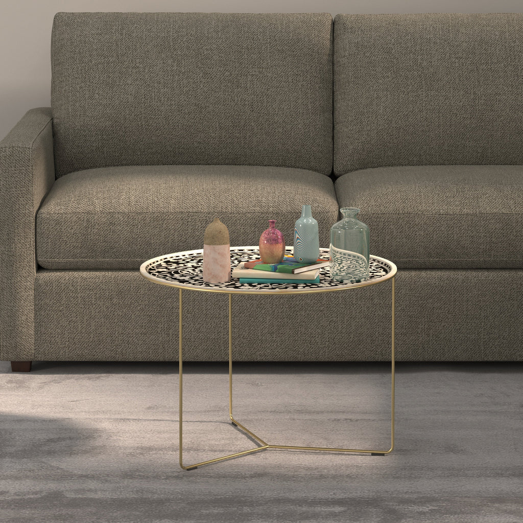 Cora Floral Metal Coffee Table — view 1