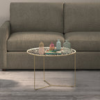Cora Floral Metal Coffee Table — view 1