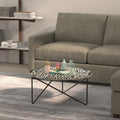 Briar Damask Metal Coffee Table — view 1