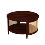 Emery Cane Round Coffee Table — view 3