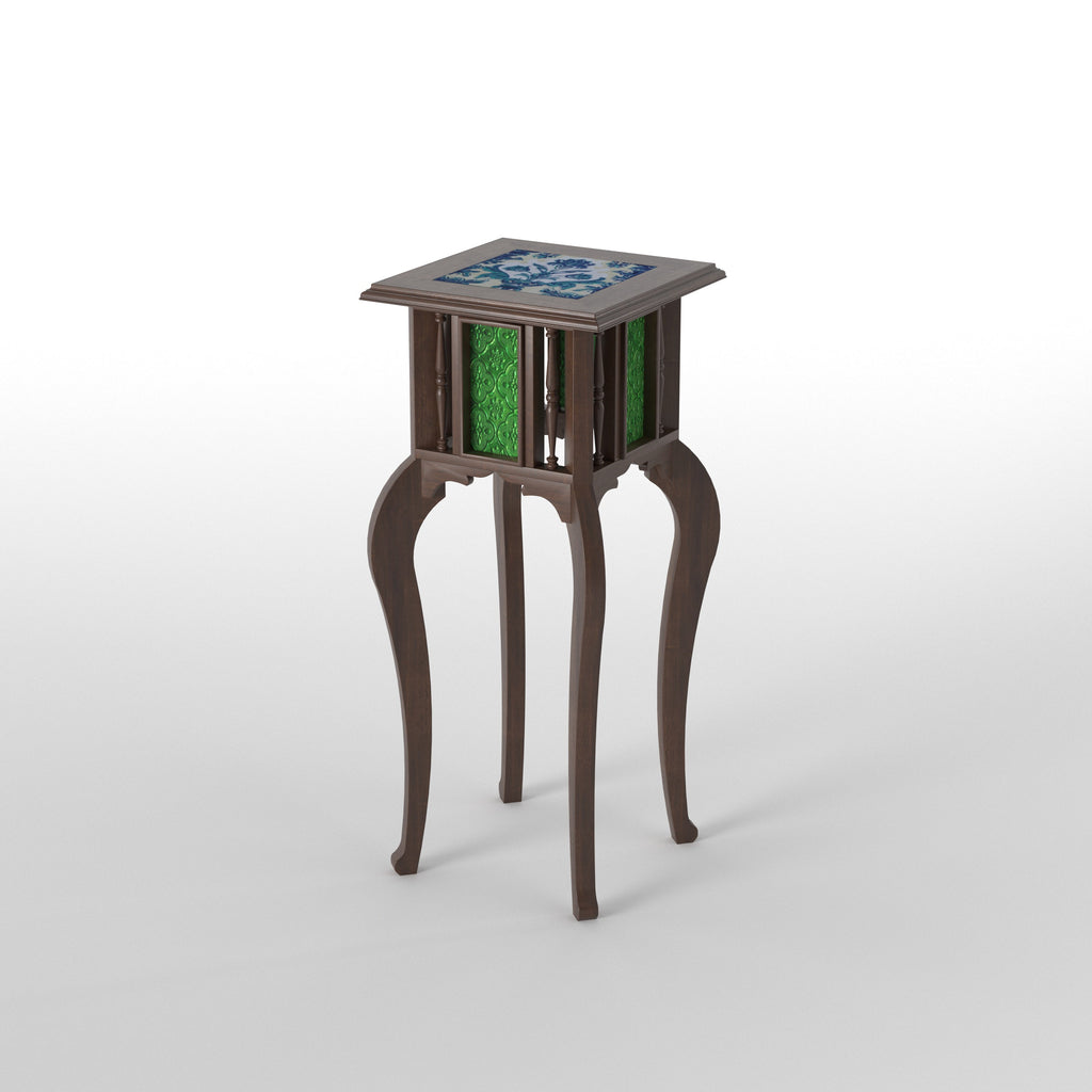 Briar Mosaic Pedestal Side Table — view 4