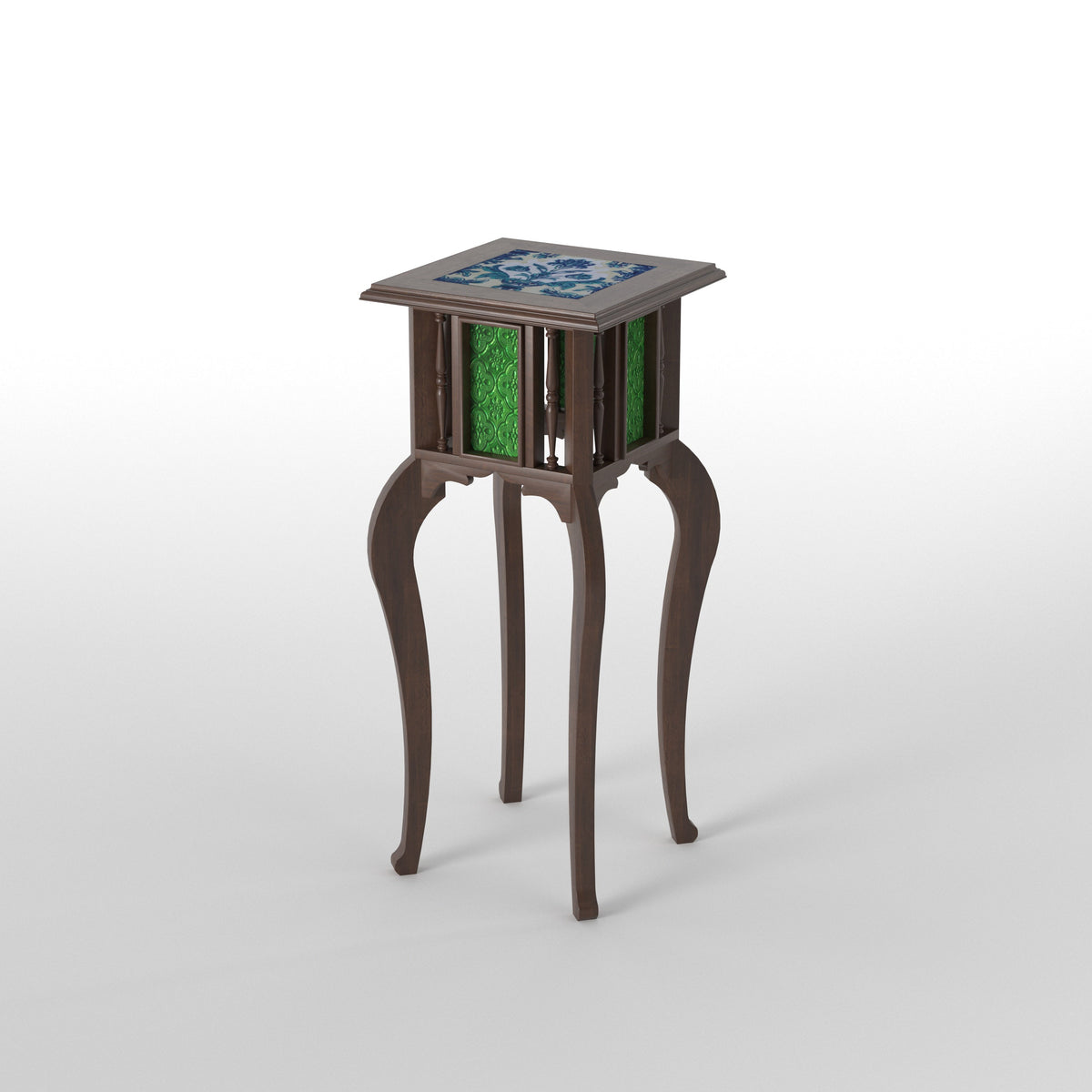 Briar Mosaic Pedestal Side Table — view 4