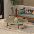 Aveline Sunburst Metal Coffee Table — view 1