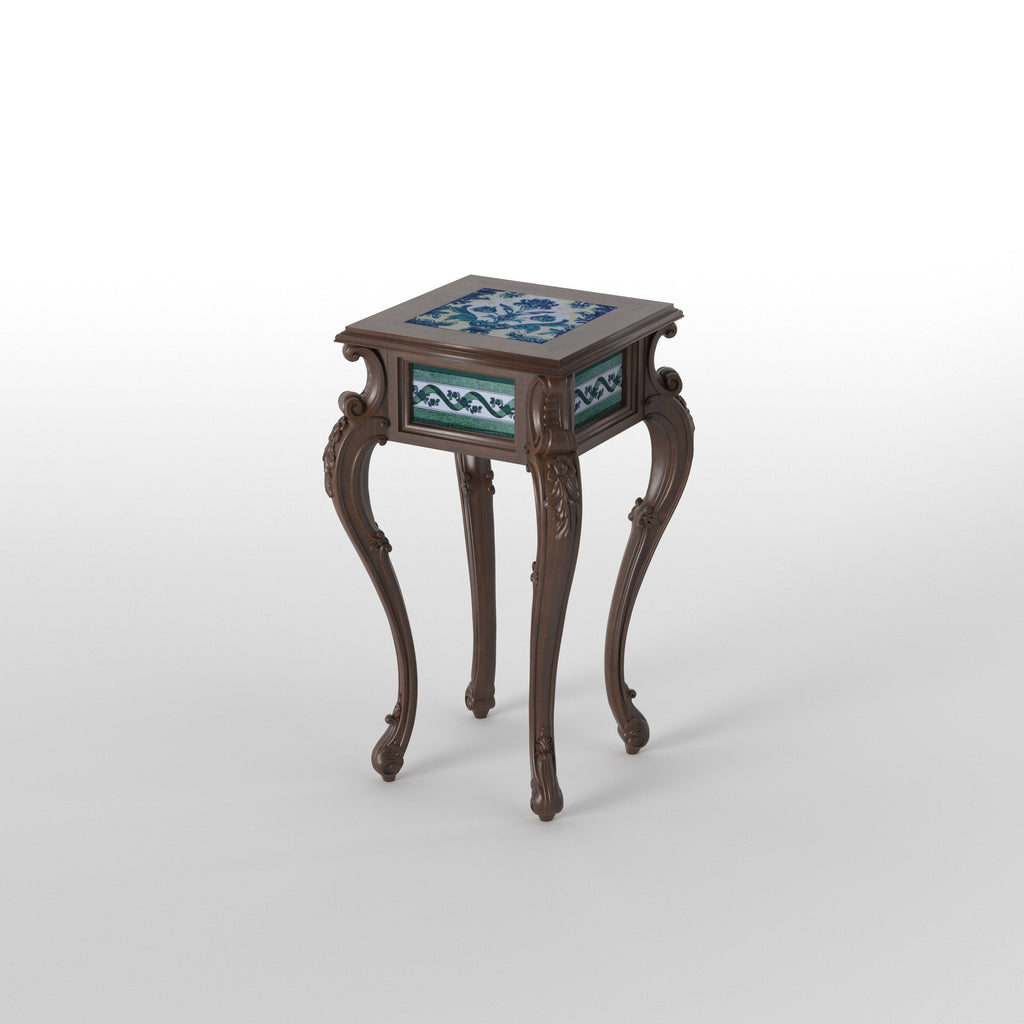 Calla Inlay Tiled Side Table — view 4