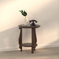 Celine Round Vintage Side Table — view 1