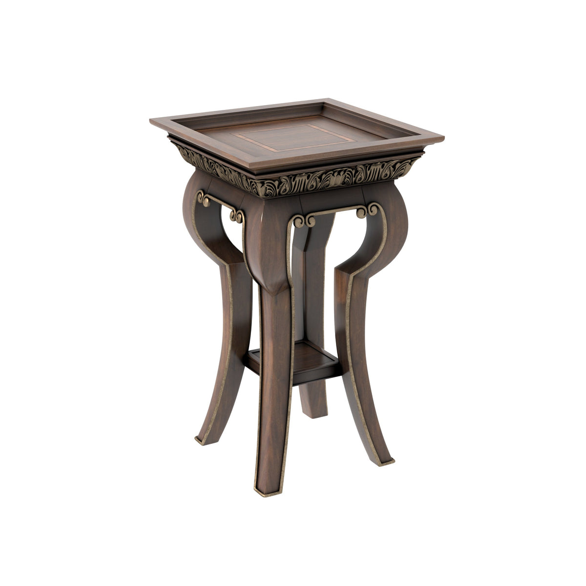 Isola Carved Side Table — view 4