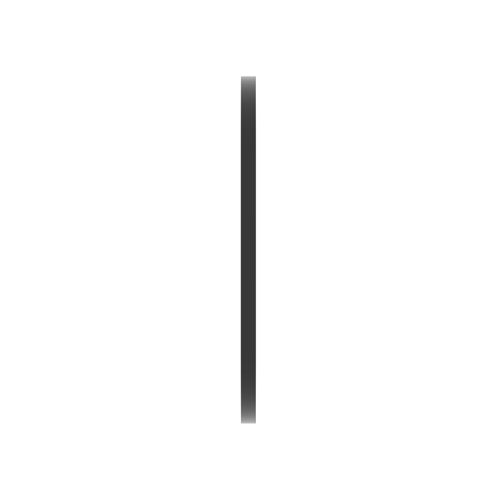Calista Oval Black Metal Wall Mirror — view 4
