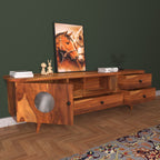 Romy Solid Wood TV Unit — view 3