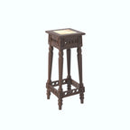 Aveline Carved Plant Stand — view 4