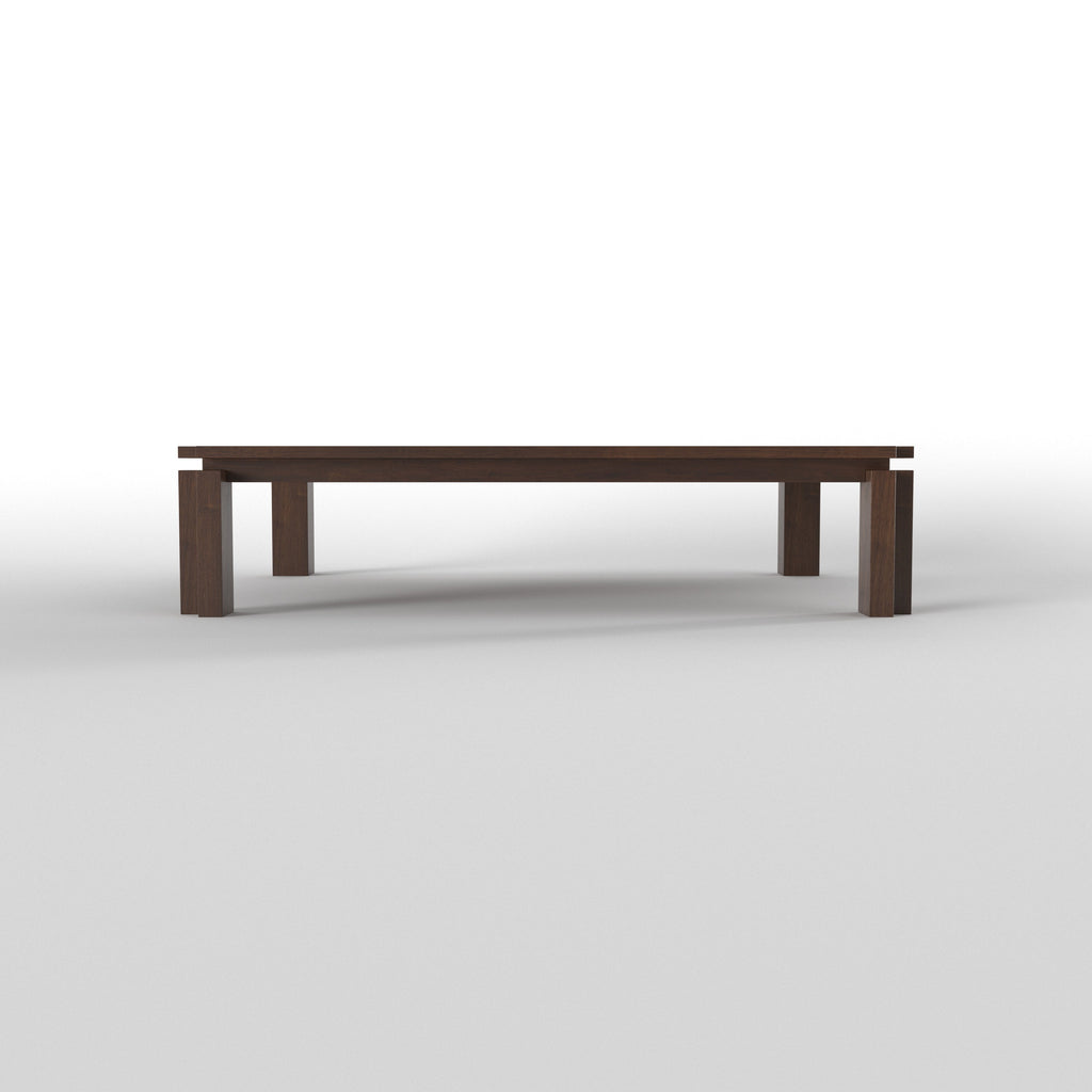 Kumo Solid Wood Floor Dining Set with Round Stools – product image 4