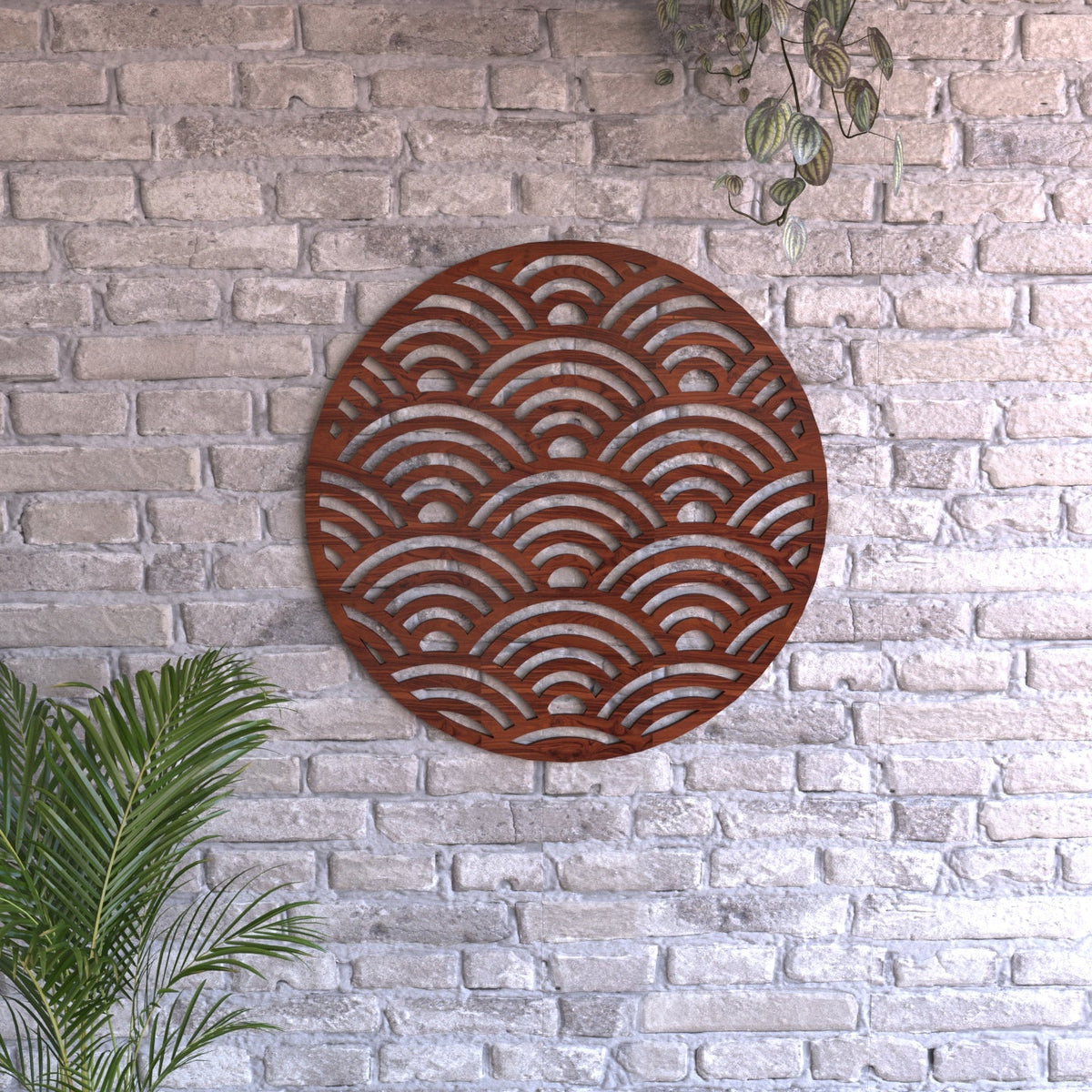 Isola Round Vintage Wall Panel — view 3