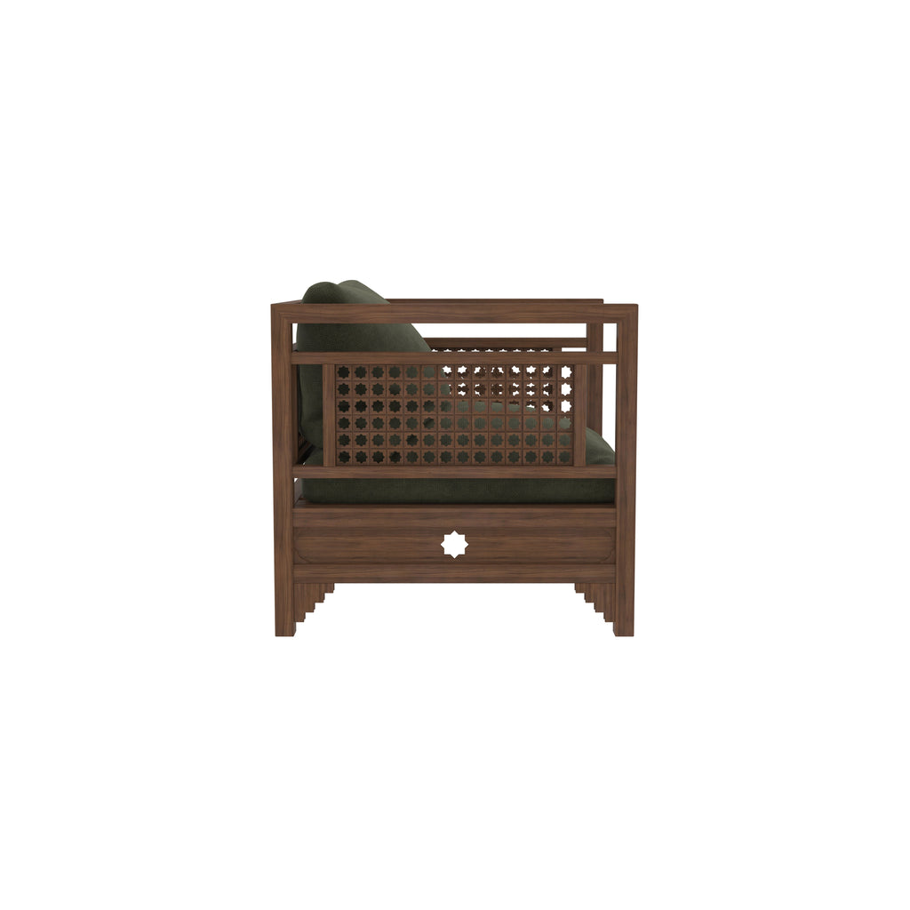 Capri Solid Wood Dining Set with Cane Chairs – product image 10