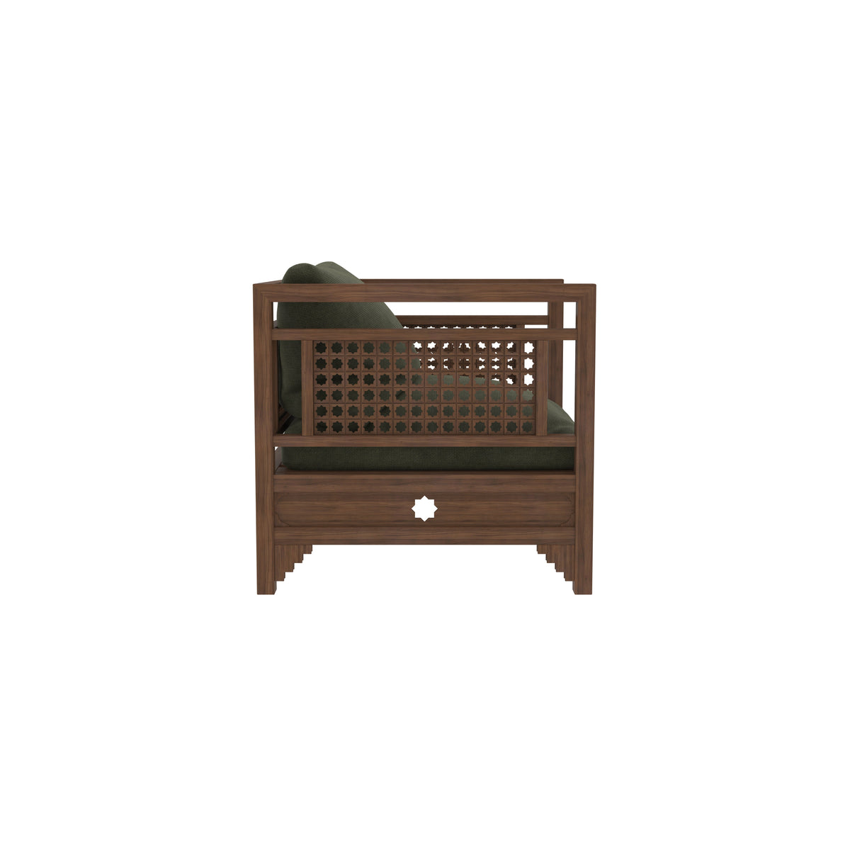 Capri Solid Wood Dining Set with Cane Chairs – product image 10