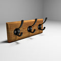 Bellamy Solid Wood 3-Hook Wall Rack — view 1