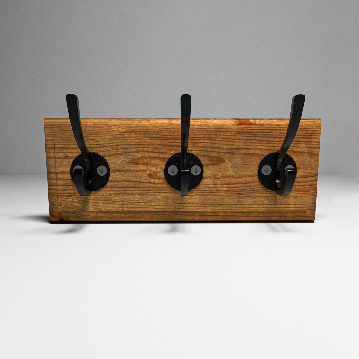 Bellamy Solid Wood 3-Hook Wall Rack — view 2