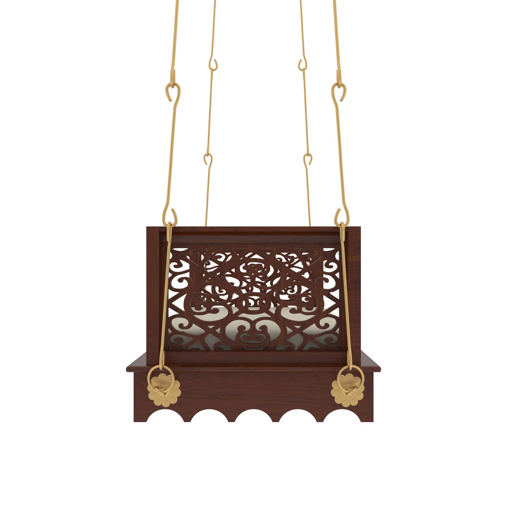 Margot Carved Hanging Swing — view 4